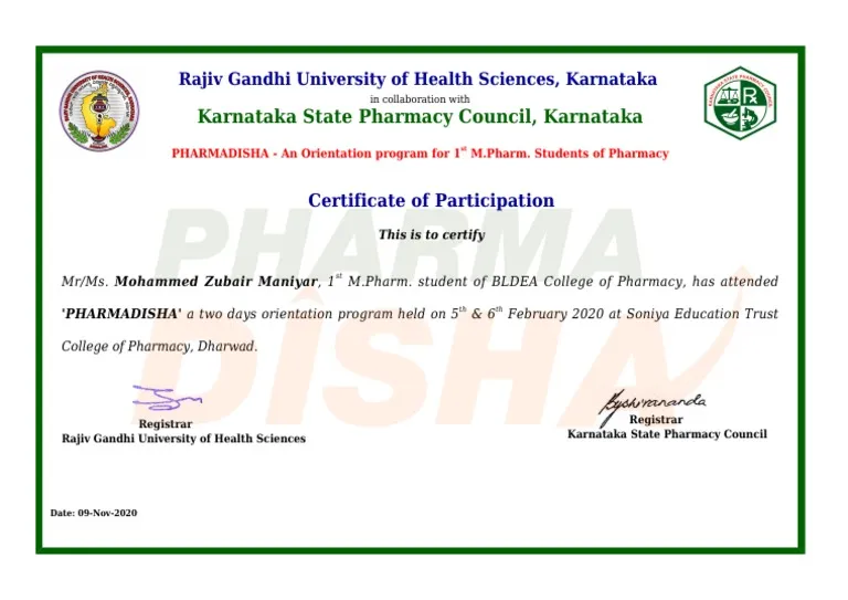 WHO-GMP Certificate - Blueglide Pharma